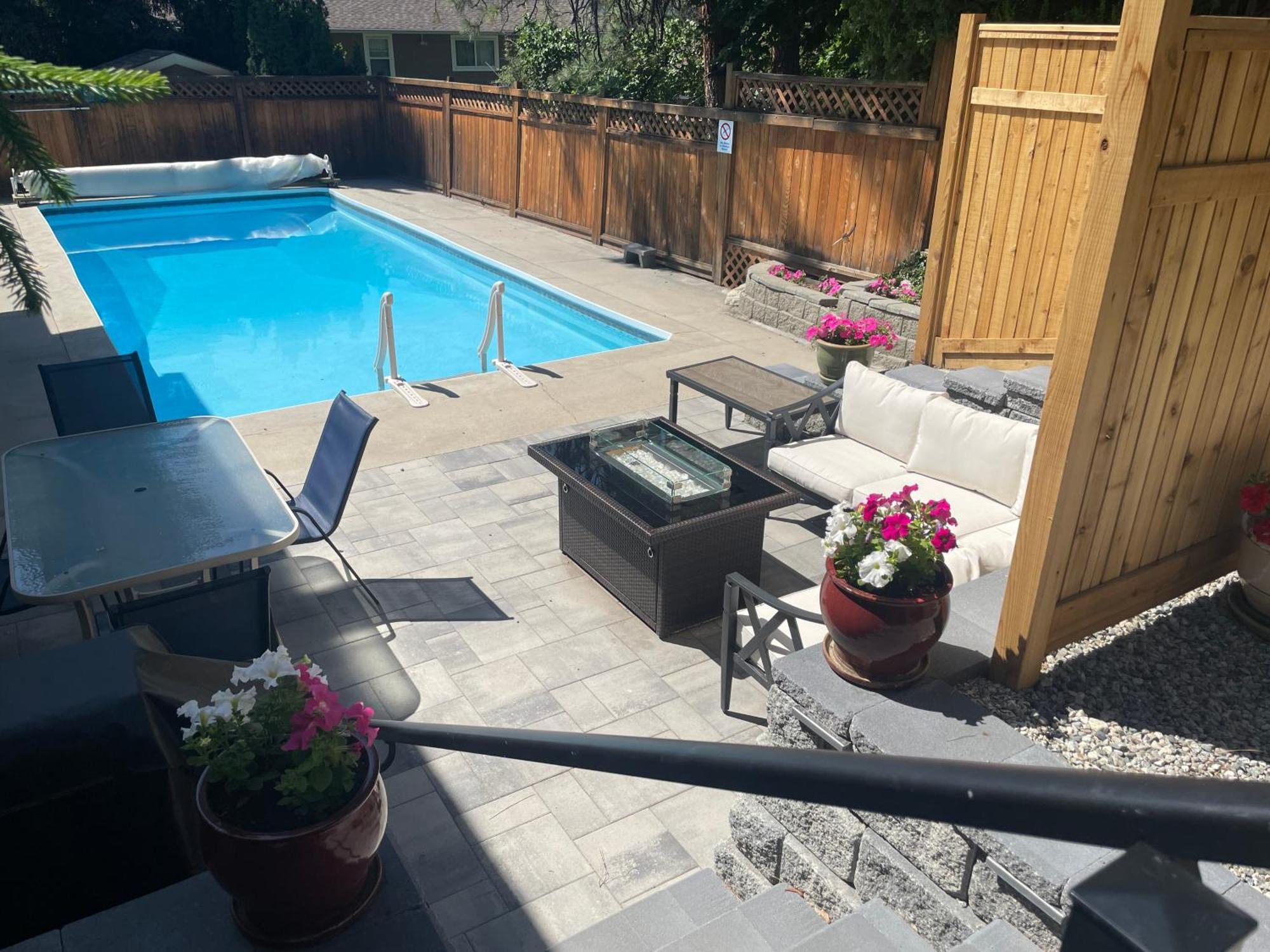 Bright Poolside Walkout Two Bedroom Basement Suite In The Okanagan Penticton Exterior photo
